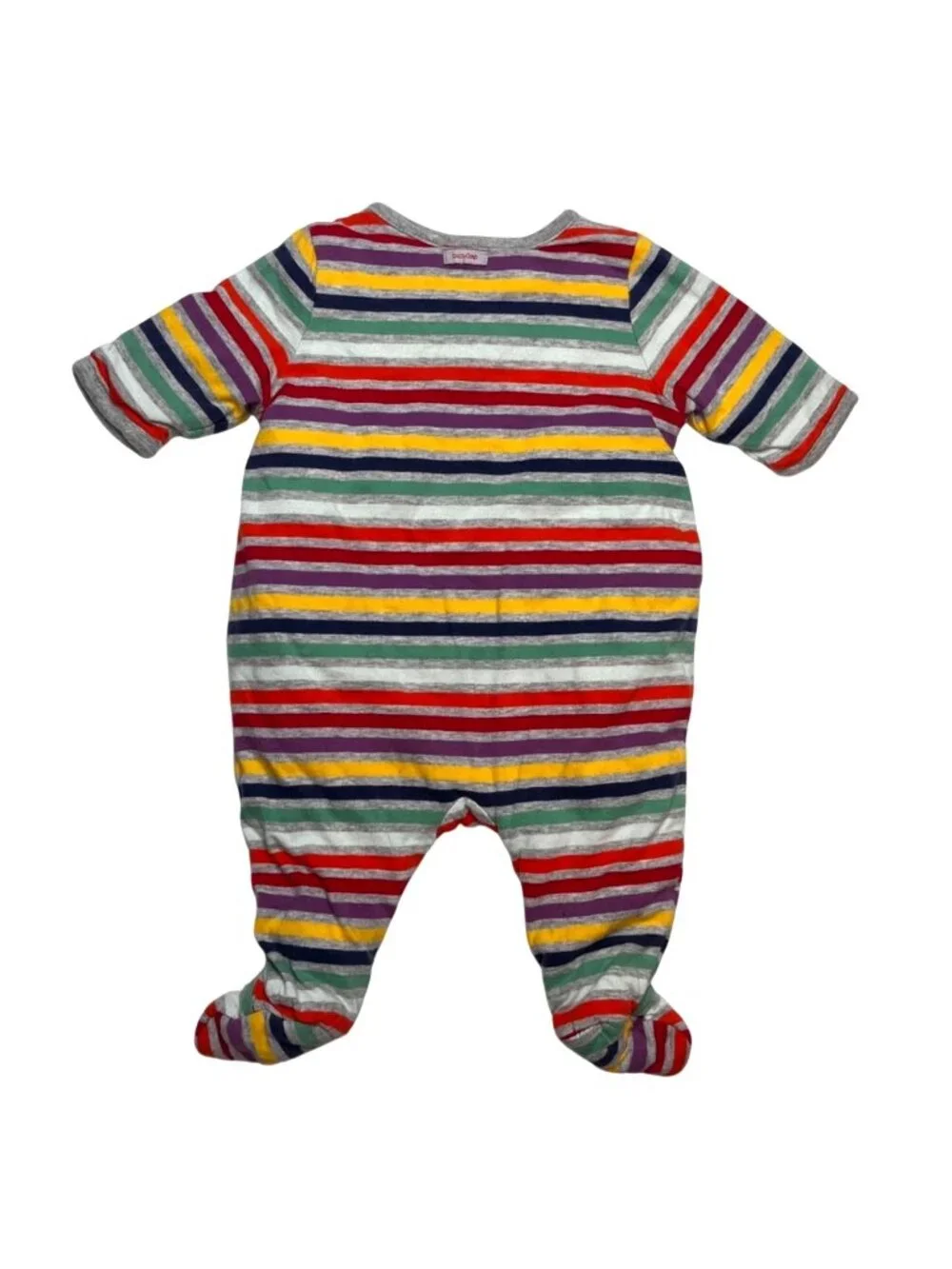 BabyGap First Favorites 0-3 Months Fully Lined Striped Footed One Piece W Snaps